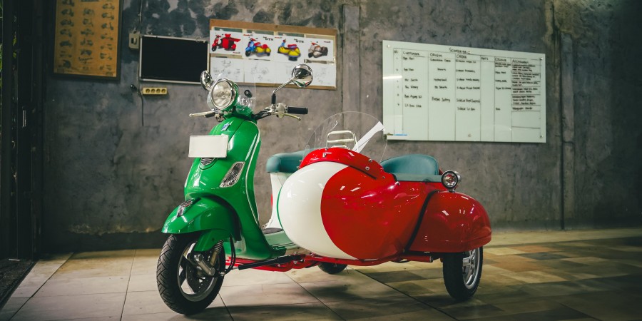A Vespa With An Italian Heart: A Quiet Story Behind A Custom Sidecar